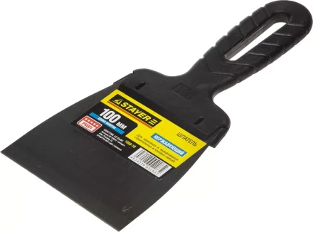 Шпатель STAYER "PROFESSIONAL", нержавеющее полотно, с пластмассовой ручкой, 100мм 1008-10 купить в Надыме