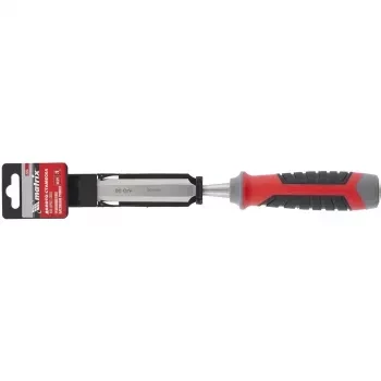 Долото-стамеска 20 мм 60 CrV трехкомпонентная обрезиненная рукоятка MATRIX 24755 купить в Надыме