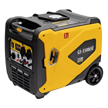Генератор инверторный Denzel GS-5500iSE, 5,5 кВт, 230 В, закрытый корпус,электростартер купить в Надыме