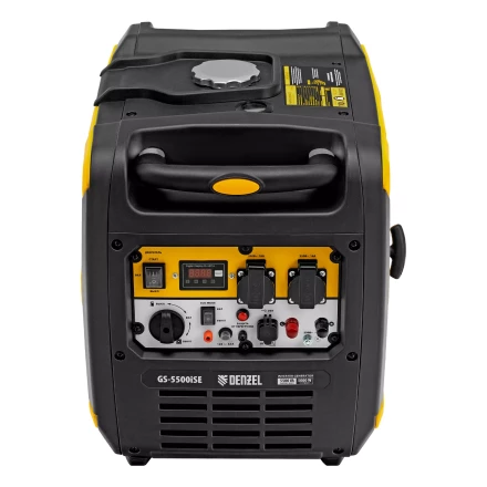 Генератор инверторный Denzel GS-5500iSE, 5,5 кВт, 230 В, закрытый корпус,электростартер купить в Надыме