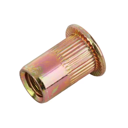 Заклепки резьбовые, стальные, оцинкованные, М6, пластиковый кейс, 70 шт. Denzel 40603 купить в Надыме