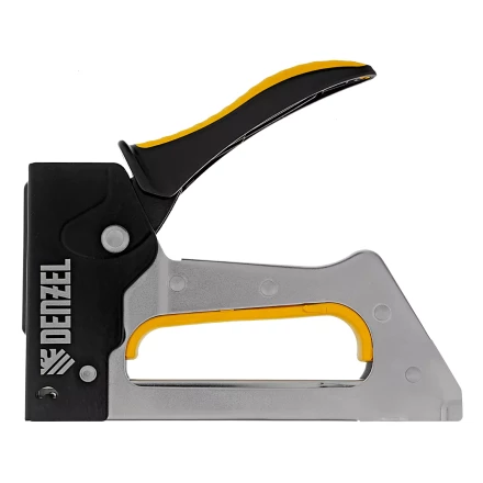 Степлер металлический, скобы в комплекте, 2К рукоятка, тип 53, 6-10 мм Denzel 40222 купить в Надыме