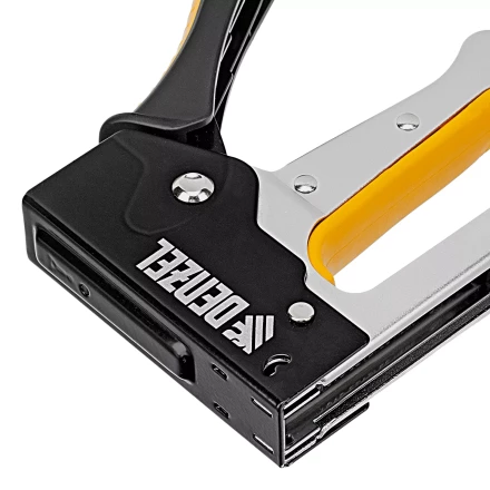 Степлер металлический, скобы в комплекте, 2К рукоятка, тип 53, 6-10 мм Denzel 40222 купить в Надыме