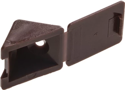 Уголок мебельный ЗУБР с шурупом, цвет кр-дерево, 4,0x15мм, ТФ6, 4шт 4-308256-5 купить в Надыме