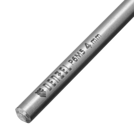 Сверло спиральное по металлу 4 х 119 мм, Р6М5, Golden Tip, удлиненное Denzel 718250 купить в Надыме