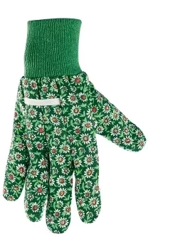 Перчатки садовые х/б ткань с ПВХ точкой, манжет, L PALISAD 67763 купить в Надыме