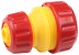 Муфта GRINDA переходная из ударопрочной пластмассы, шланг-шланг, 1/2&quot;-3/4&quot; 8-426345_z01 купить в Надыме