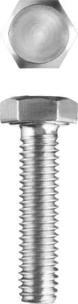 Болт ЗУБР "МАСТЕР" с шестигранной головкой, ГОСТ 7798-70, класс прочности 5.8, оцинкованный, M20x70мм, 5кг 303080-20-070 купить в Надыме