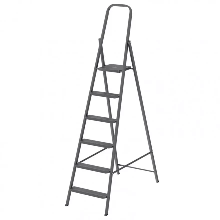 Стремянка 6 ступени компактная стальная Россия Сибртех 97946 купить в Надыме