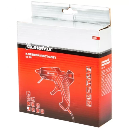 Клеевой пистолет 11 мм 100 Вт 10 г/мин Matrix 93005 купить в Надыме