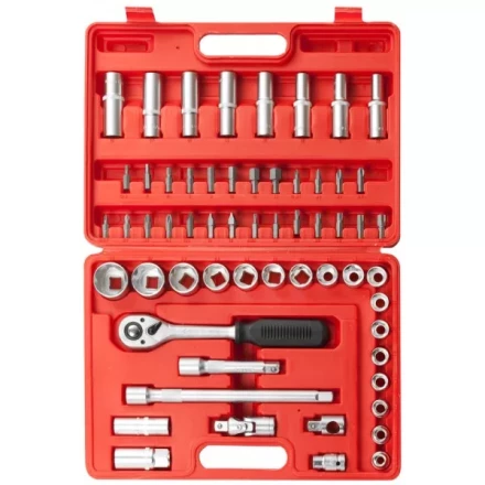 Набор ЗУБР "МАСТЕР" Торцовые головки SUPER LOCK, 1/2", 59 предметов 27632-H59 купить в Надыме