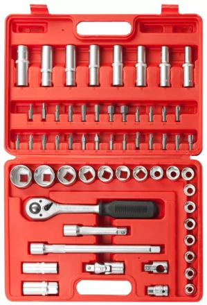 Набор ЗУБР "МАСТЕР" Торцовые головки SUPER LOCK, 1/2", 59 предметов 27632-H59 купить в Надыме