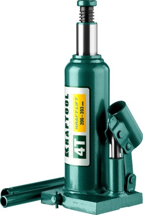 Домкрат гидравлический бутылочный &quot;Kraft-Lift&quot;, сварной, 4т, 206-393мм, KRAFTOOL 43462-4 43462-4_z01 купить в Надыме