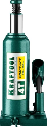 Домкрат гидравлический бутылочный &quot;Kraft-Lift&quot;, сварной, 4т, 206-393мм, KRAFTOOL 43462-4 43462-4_z01 купить в Надыме