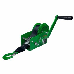 Лебедка ручная барабанная HITCH HW 1100 1100 кг лента 10 м (SZ073169)