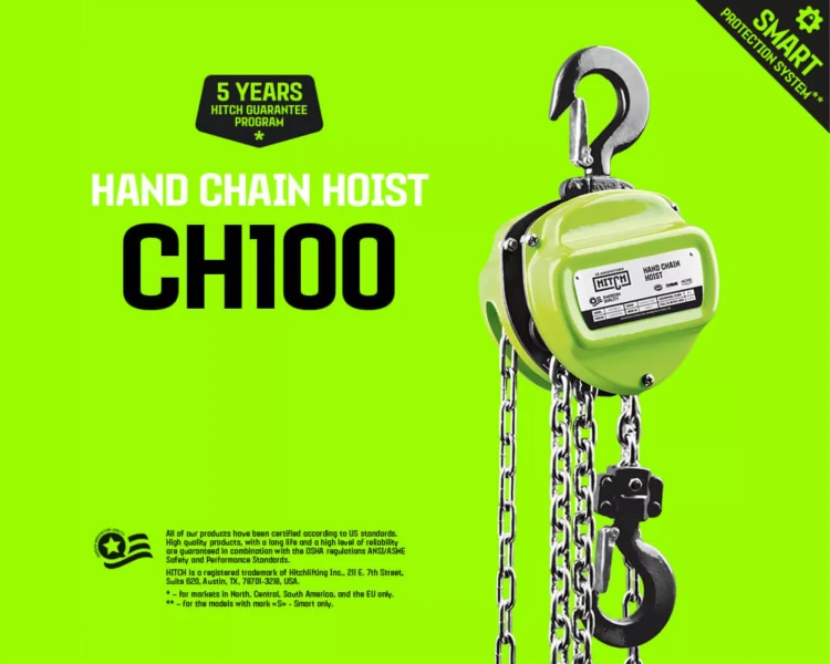 Таль ручная цепная HITCH CH100, 0.5 т, 9 м купить в Надыме
