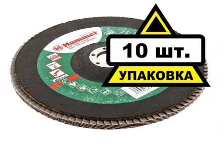 Круг Лепестковый Торцевой (КЛТ) HAMMER КЛТ 1 Ф180х22 Р60 213-014 купить в Надыме