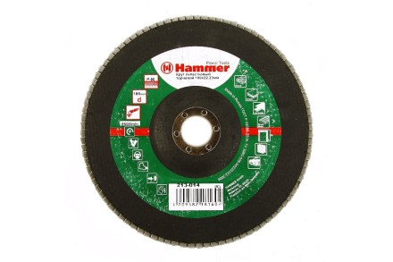 Круг Лепестковый Торцевой (КЛТ) HAMMER КЛТ 1 Ф180х22 Р60 213-014 купить в Надыме
