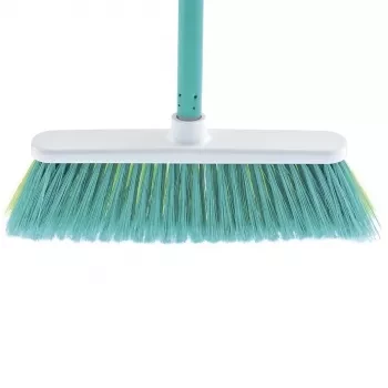 Щетка пластмасовая  для  пола 270 мм "CLASSIC" бирюз. щетина c черенком 120 см D22мм ELFE 93544 купить в Надыме