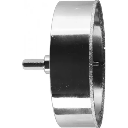 Коронка ЗУБР алмазная в сборе по кафелю, керамике с центрирующим сверлом и имбусовым ключом, зерно 60, 115мм 29850-115 купить в Надыме