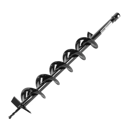 Шнек для грунта E-100, диаметр 100 мм, длина 800 мм,соединение 20 мм, несъемный нож Denzel 56022 купить в Надыме