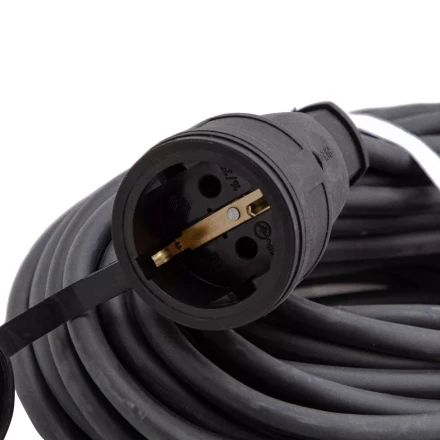 Удлинитель силовой 20 м, 16 А, тип УХз16, КГ 3 x 2.5 мм, 1 розетка, Россия Сибртех 95896 купить в Надыме