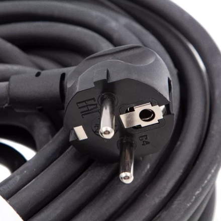 Удлинитель силовой 20 м, 16 А, тип УХз16, КГ 3 x 2.5 мм, 1 розетка, Россия Сибртех 95896 купить в Надыме