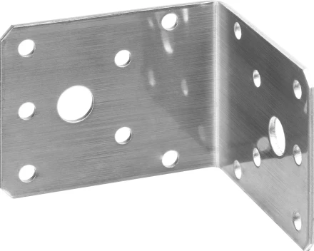 ЗУБР НКУ-2.0, 55 x 70 x 70 x 2 мм, нержавеющий крепежный уголок, Профессионал (310526-55) купить в Надыме
