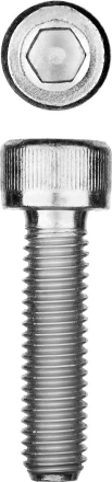 ЗУБР DIN 912, кл. пр. 8.8, М8 х 30 мм, цинк, 5 кг, винт с внутренним шестигранником, Профессионал (30318-08-030) купить в Надыме
