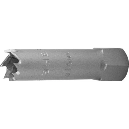 Коронка ЗУБР "ЭКСПЕРТ" биметаллическая, быстрорежущая сталь, глубина сверления до 38мм, d-14мм 29531-014_z01 купить в Надыме