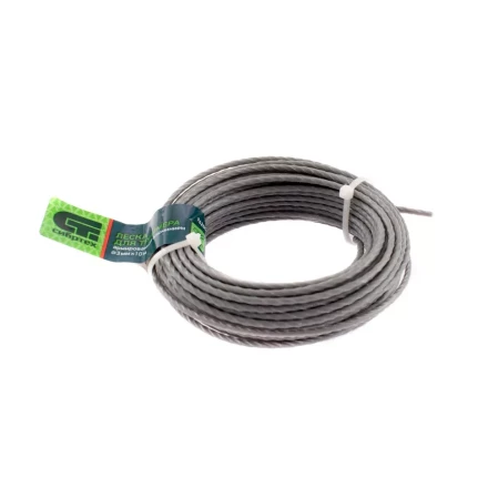 Леска для триммера квадратная витая, армированная алюминием, 3.0 мм х 10 м, Россия Сибртех 962005 купить в Надыме