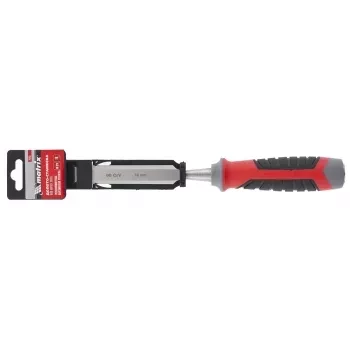 Долото-стамеска 18 мм 60 CrV трехкомпонентная обрезиненная рукоятка MATRIX 24753 купить в Надыме