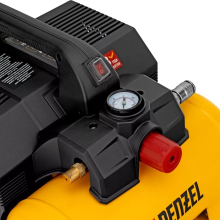 Компрессор Denzel DLS750/6 58019 безмасляный малошумный 750 Вт, 140 л/мин,ресивер 6 л купить в Надыме