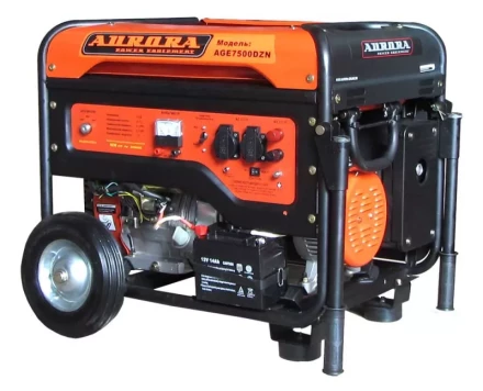 Бензогенератор Aurora AGE 7500 DZN с блоком автоматики купить в Надыме