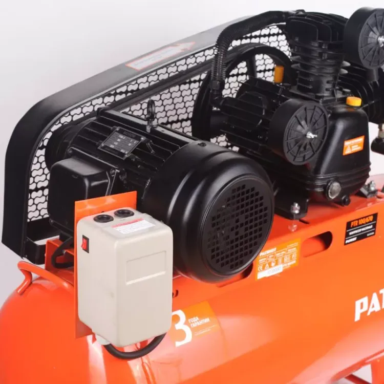 Компрессор масляный поршневой ременной PATRIOT PTR100/670 купить в Надыме