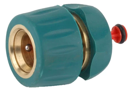 Соединитель RACO "Profi-Plus" (шланг-насадка), латунный с покрытием TPR, с автостопом, 1/2" 4244-55105B купить в Надыме