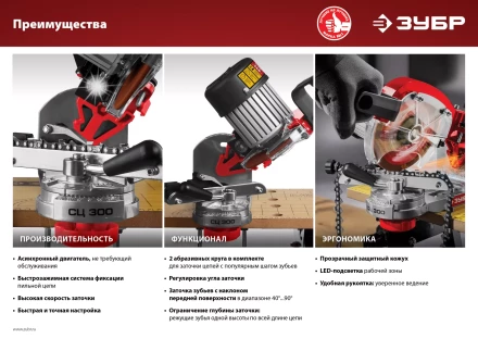 Станок заточной для пильных цепей СЦ-300 серия МАСТЕР купить в Надыме
