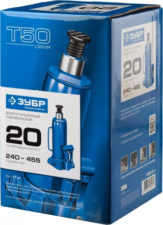 Домкрат бутылочный гидравлический модель Т-50 серия ПРОФЕССИОНАЛ 43060-15 купить в Надыме