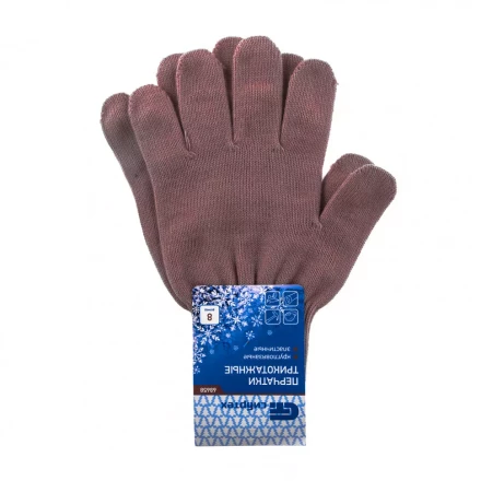 Перчатки трикотажные акрил коралл оверлок Россия Сибртех 68658 купить в Надыме