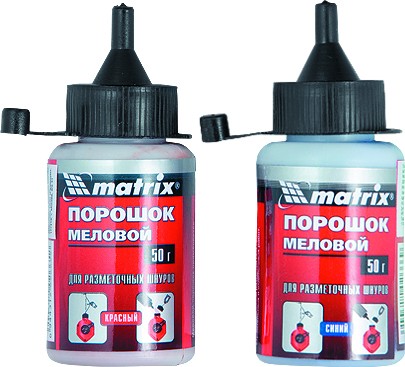 Порошок меловой красный 115 г для разметочных шнуров  MATRIX 84858 купить в Надыме