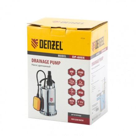 Дренажный насос Denzel DP600X 97220 купить в Надыме