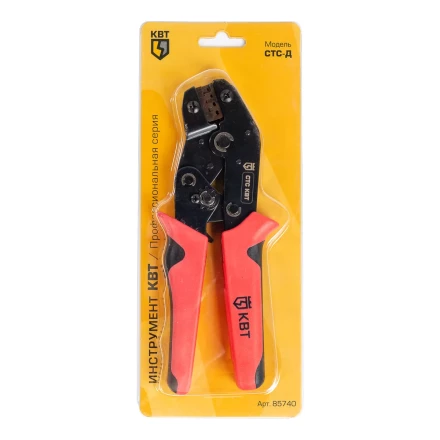 Пресс-клещи КВТ СТС-Д с матрицей 2549 для опрессовки Dupont 2.54, D-SUB, автоклемм 2.8 (набор) (85740) купить в Надыме