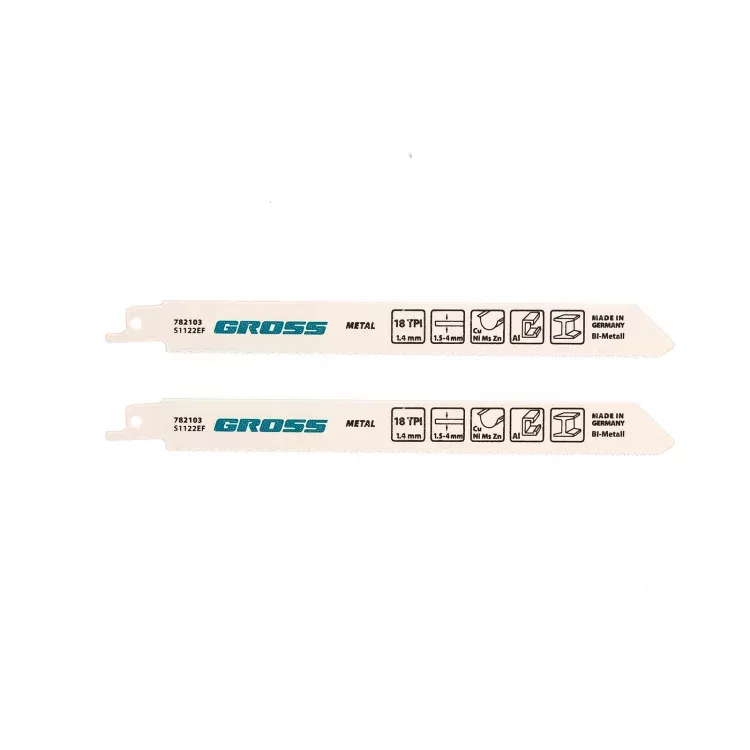 Полотна по металлу для сабельной пилы 4402 - S1122EF 180 x 14 мм 2 шт Gross 782103 купить в Надыме