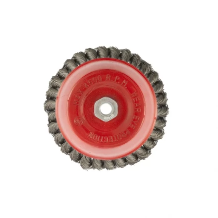 Щетка для УШМ 150 мм М14 "чашка" крученая проволока 0,35 мм MTX 74618 купить в Надыме