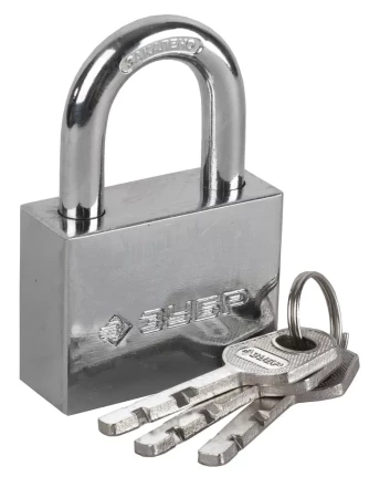 Замок ЗУБР "МАСТЕР" навесной, стальной корпус, закаленная дужка, 60мм 3710-60_z01 купить в Надыме