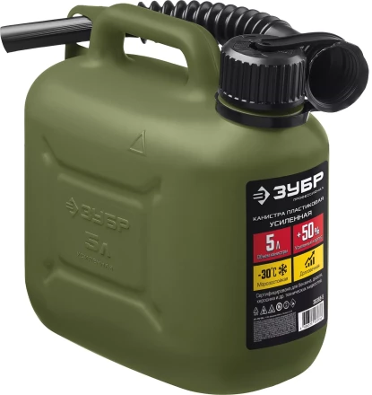 ЗУБР 5 л, пластиковая усиленная канистра, Профессионал (38365-5) купить в Надыме