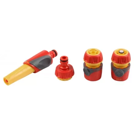 Набор поливочный GRINDA "Premium", пластмассовый с TPR, 4 предмета: наконечник, 2 соединителя 1/2", адаптер; 1/2"-3/4" 8-427284 купить в Надыме