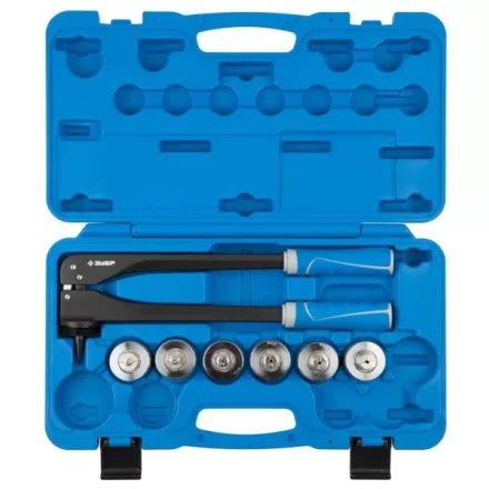 Расширитель-калибратор "ЗУБР" "ЭКСПЕРТ" для муфт под пайку труб из цв металлов d 10, 12, 15, 18, 20, 22 мм, в боксе 23655-H7 купить в Надыме