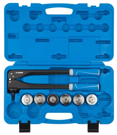 Расширитель-калибратор "ЗУБР" "ЭКСПЕРТ" для муфт под пайку труб из цв металлов d 10, 12, 15, 18, 20, 22 мм, в боксе 23655-H7 купить в Надыме