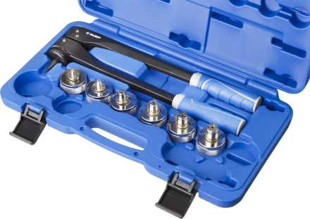 Расширитель-калибратор "ЗУБР" "ЭКСПЕРТ" для муфт под пайку труб из цв металлов d 10, 12, 15, 18, 20, 22 мм, в боксе 23655-H7 купить в Надыме